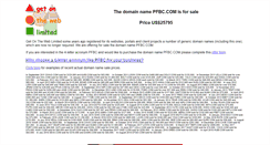 Desktop Screenshot of pfbc.com