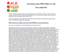 Tablet Screenshot of pfbc.com